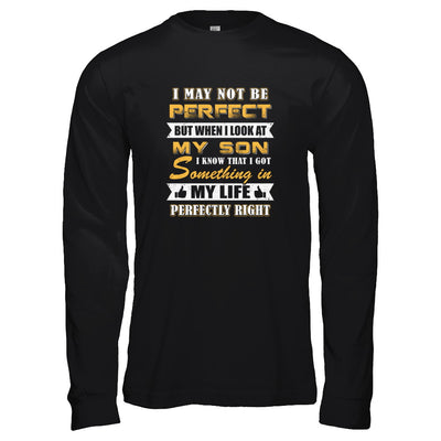 I May Not Be Perfect But When I Look At My Son T-Shirt & Tank Top | Teecentury.com