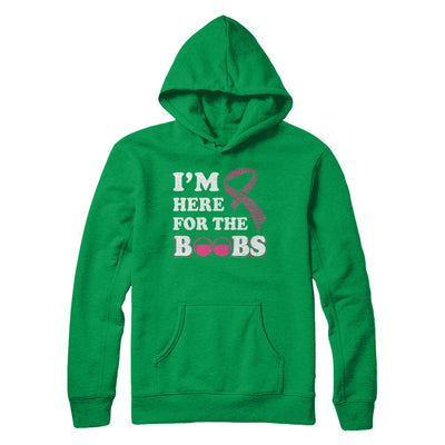 I'm Here For The Boobs Breast Cancer T-Shirt & Hoodie | Teecentury.com