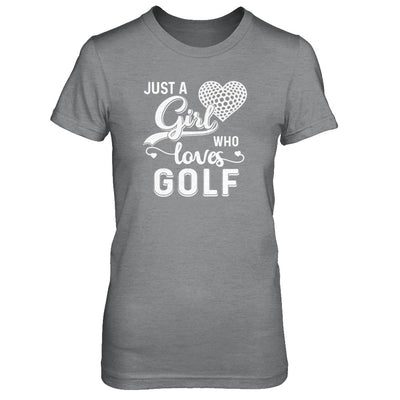 Just A Girl Who Loves Golf T-Shirt & Tank Top | Teecentury.com