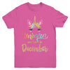 Cute Unicorns Are Born In December Birthday Gift Youth Youth Shirt | Teecentury.com