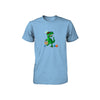 Funny Dabbing Cool Easter Bunny Dinosaur Youth Youth Shirt | Teecentury.com