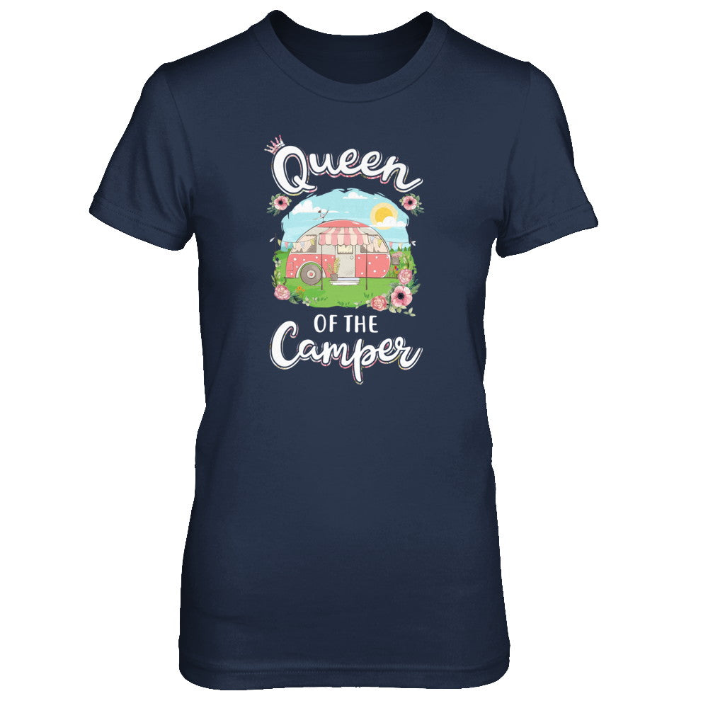 Queen Of The Camper Camping For Women Gift T-Shirt & Tank Top | Teecentury.com