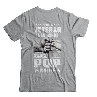Being A Veteran Is An Honor Being A Pop Is Priceless T-Shirt & Hoodie | Teecentury.com