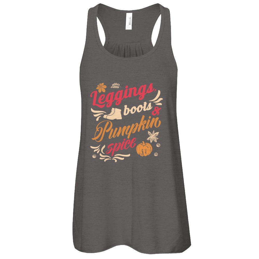 Leggings Boots Pumkin Spice T-Shirt & Tank Top | Teecentury.com