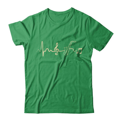 Saxophone Heartbeat Musician T-Shirt & Hoodie | Teecentury.com