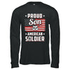 Proud Son Of A Soldier Army Dad Mom Veteran T-Shirt & Hoodie | Teecentury.com