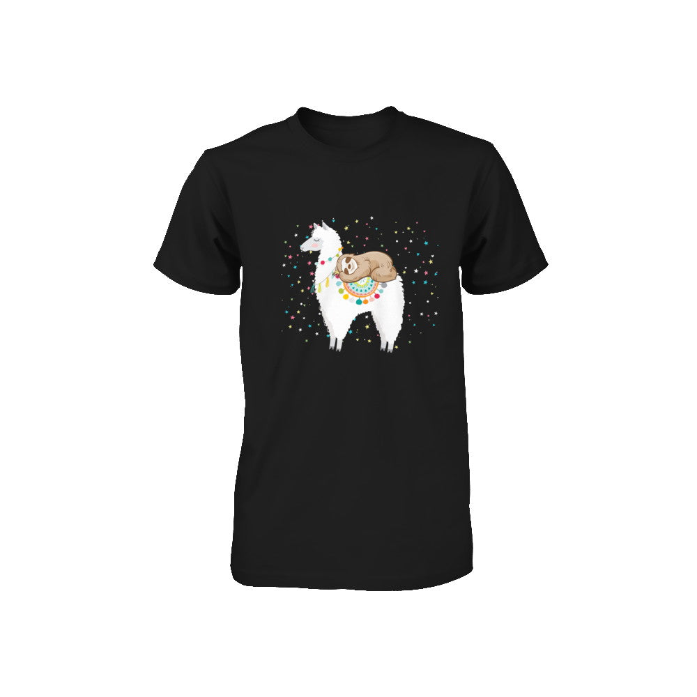 Funny Sloth Riding Llama Lover Youth Youth Shirt | Teecentury.com