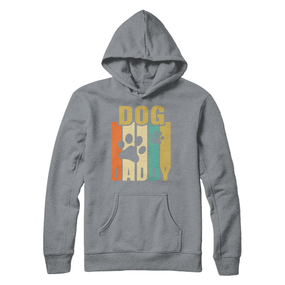 Retro Vintage Daddy Dog Father's Day Gift T-Shirt & Hoodie | Teecentury.com