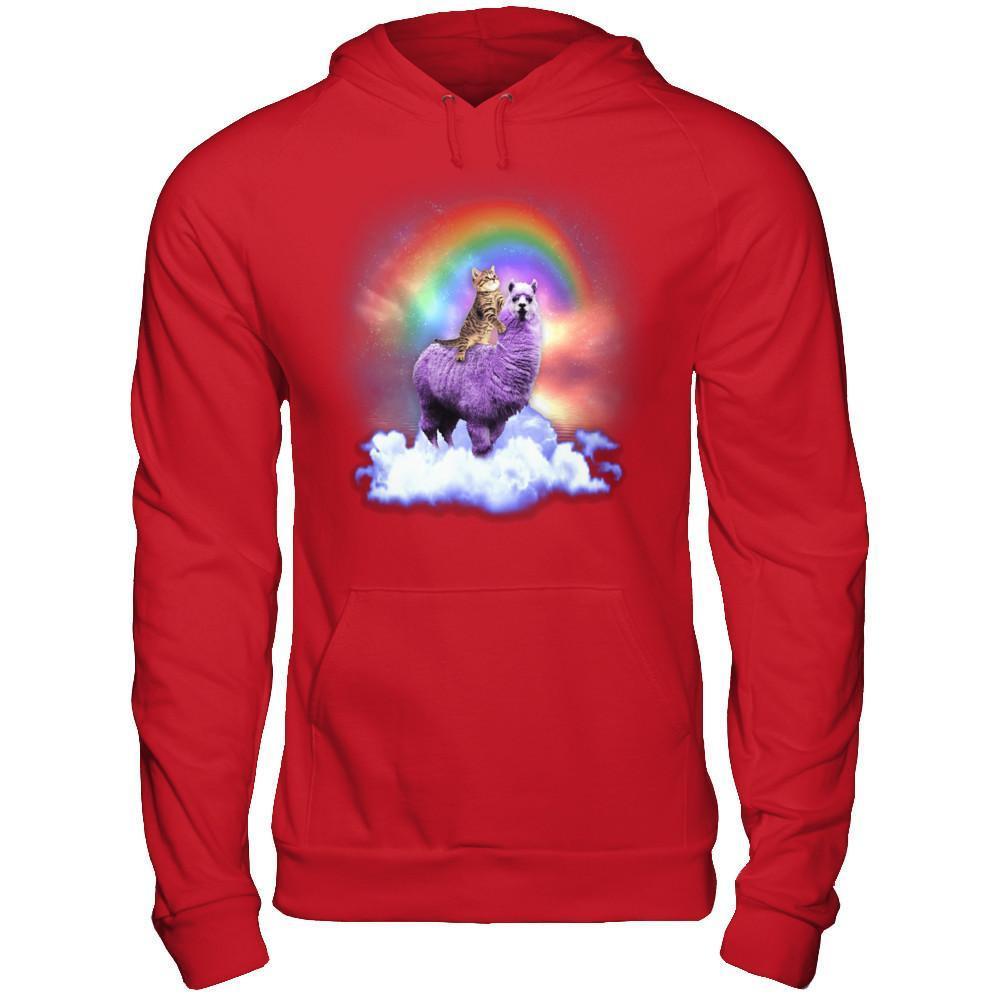 Rainbow Llama Cat T-Shirt & Hoodie | Teecentury.com
