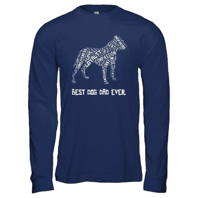 Best Dog Dad Ever Pitbull Lovers T-Shirt & Hoodie | Teecentury.com