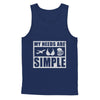 My Needs Are Simple Airplane Boobs Beer T-Shirt & Hoodie | Teecentury.com