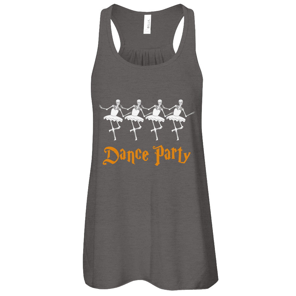 Ballet Skeleton Dance Party Happy Halloween T-Shirt & Tank Top | Teecentury.com