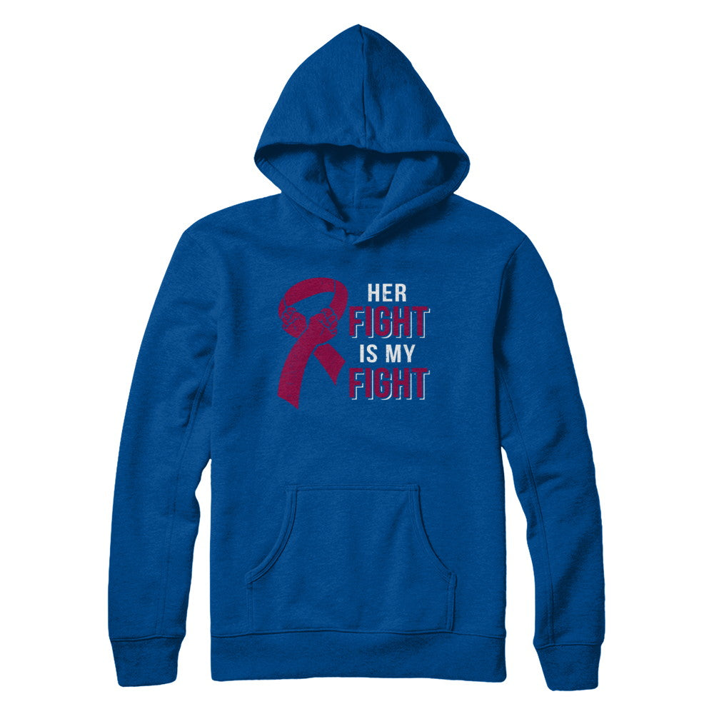 Her Fight Is My Fight Multiple Myeloma Awareness T-Shirt & Hoodie | Teecentury.com