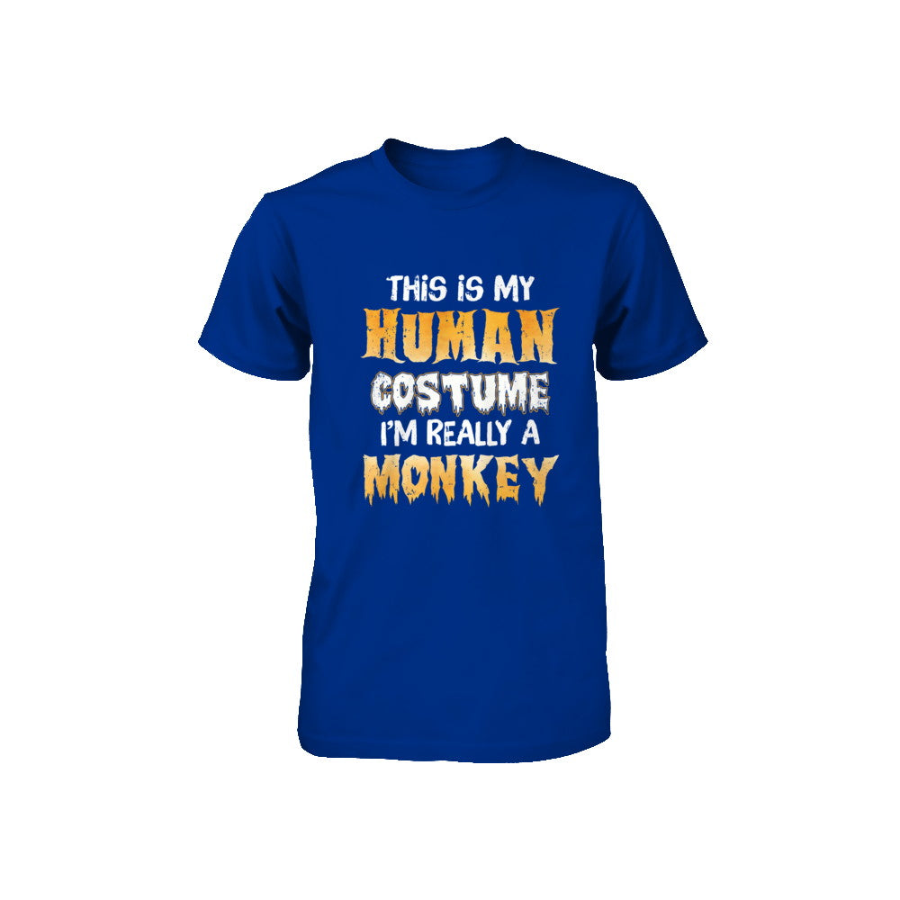 This Is My Human Costume Monkey Halloween Youth Youth Shirt | Teecentury.com