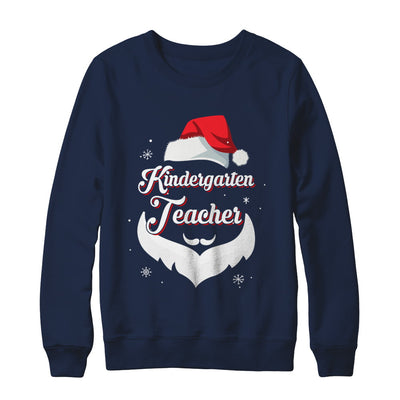 Kindergarten Teacher Claus Matching Christmas Santa T-Shirt & Sweatshirt | Teecentury.com