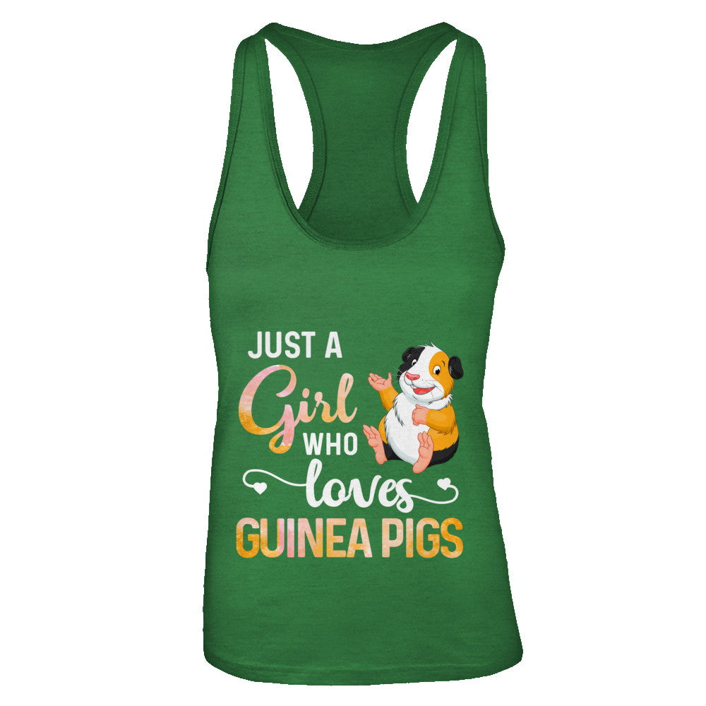 Just A Woman Who Loves Guinea Pigs T-Shirt & Tank Top | Teecentury.com