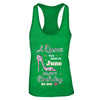 A Queen Was Born In June Happy Birthday To Me Gift T-Shirt & Tank Top | Teecentury.com