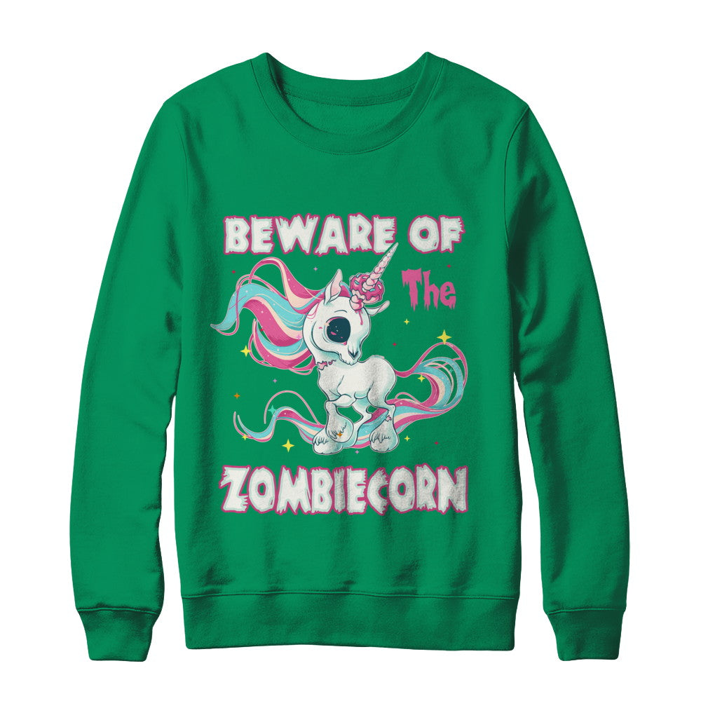Beware Of The Zombiecorn Unicorn T-Shirt & Sweatshirt | Teecentury.com