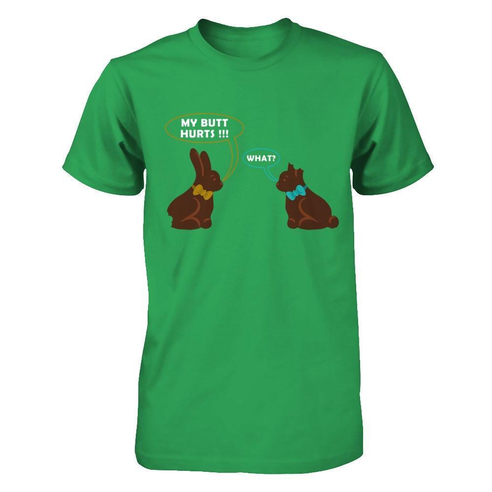 My Butt Hurts What Funny Easter Bunny Shirt & Hoodie - Teecentury.com