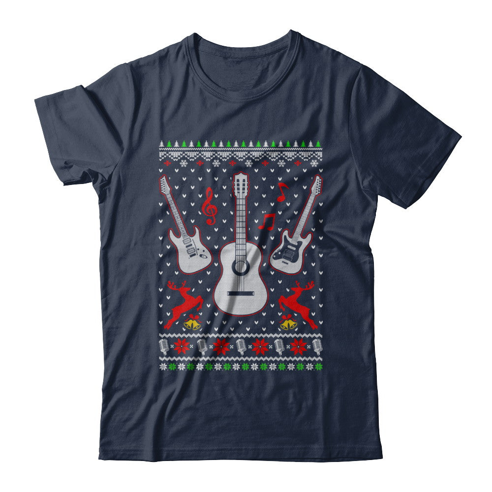 Singer Song Guitar Ugly Christmas Sweater T-Shirt & Sweatshirt | Teecentury.com