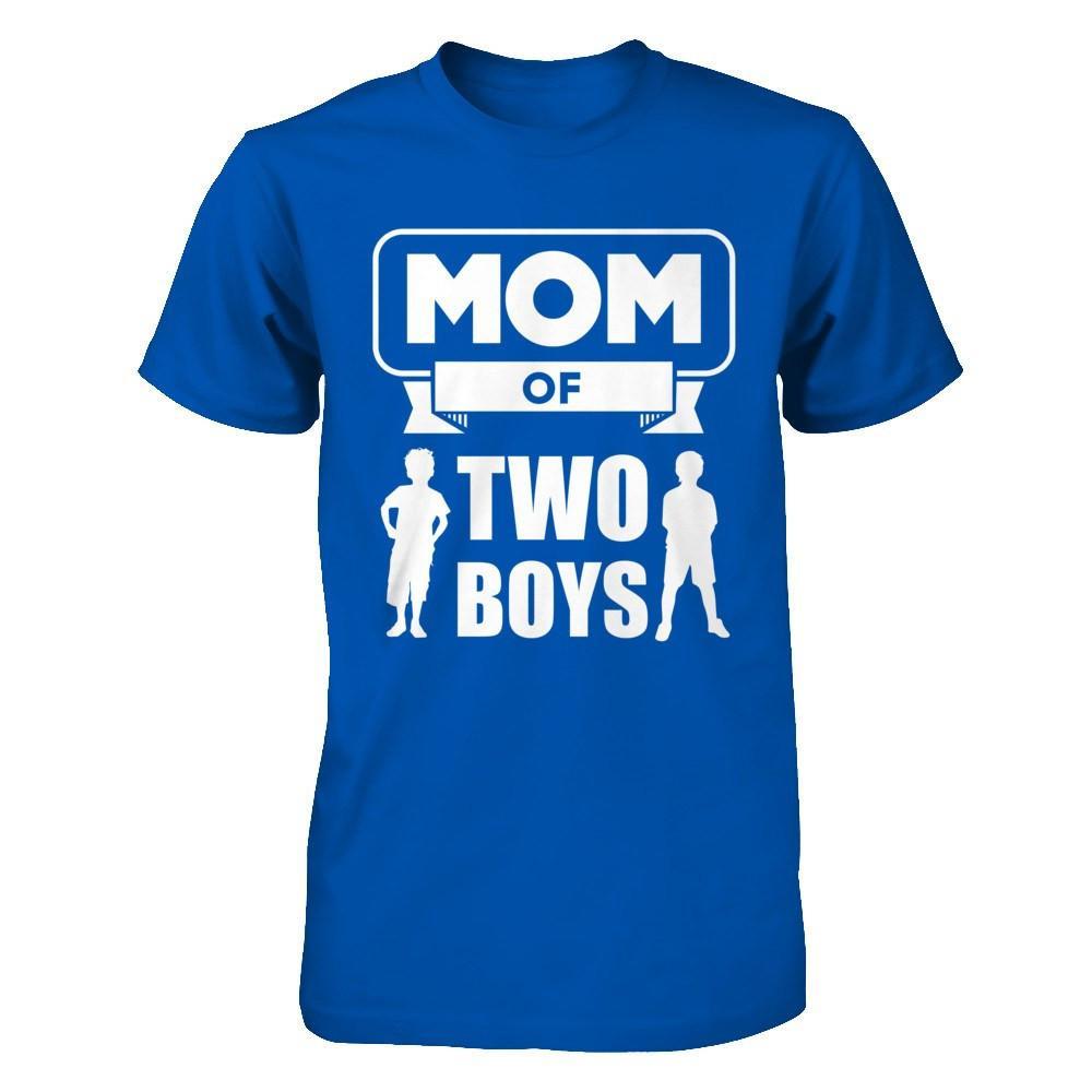 Mom Of Two Boys T-Shirt & Hoodie | Teecentury.com