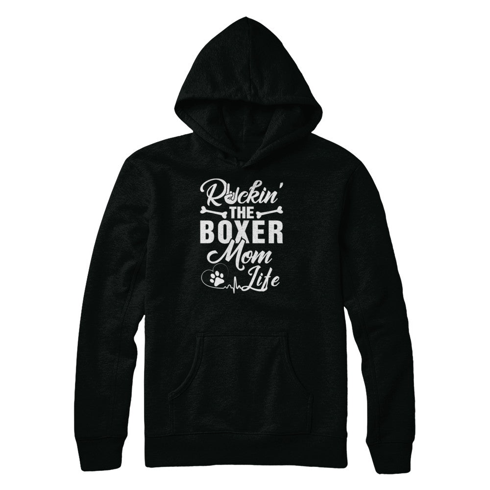 Rockin The Boxer Mom Life T-Shirt & Tank Top | Teecentury.com