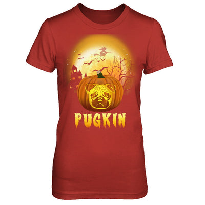 Halloween Pugkin Funny Pumpkin Pug T-Shirt & Hoodie | Teecentury.com