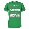 I'm Proud Mom Of Three Freaking Awesome Sons T-Shirt & Hoodie | Teecentury.com