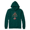 Santa Flamingo Christmas Tree Gift T-Shirt & Sweatshirt | Teecentury.com