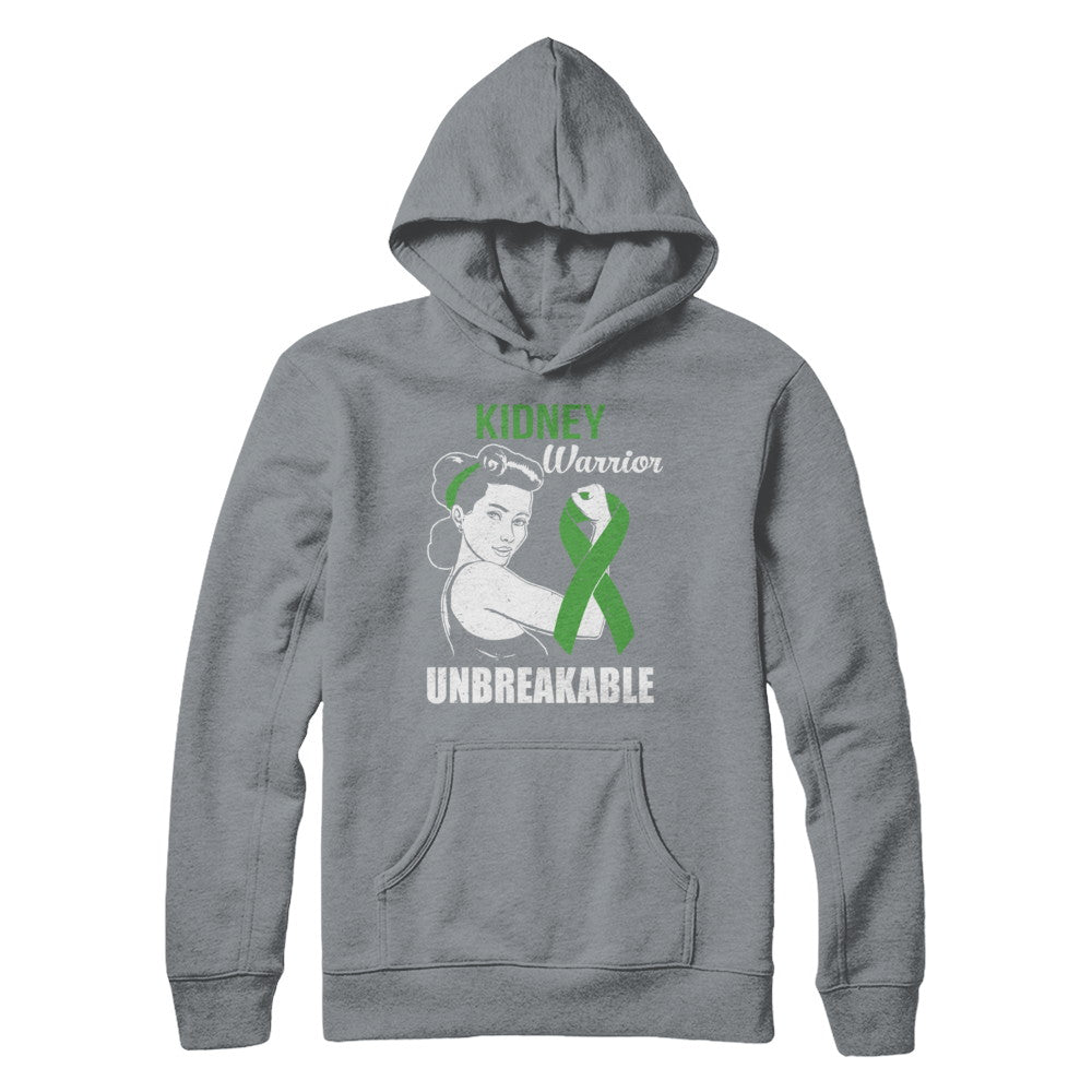 Kidney Disease Warrior Unbreakable Kidney Disease Awareness T-Shirt & Hoodie | Teecentury.com