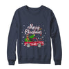 Rottweiler Rides Red Truck Christmas Pajama T-Shirt & Sweatshirt | Teecentury.com
