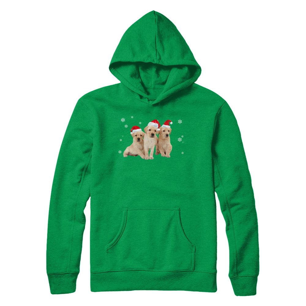 Funny Yellow Labrador Puppies Christmas Dog Gift T-Shirt & Hoodie | Teecentury.com