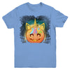 Kids Girls Unicorn Pumpkin Queen Halloween Youth Youth Shirt | Teecentury.com