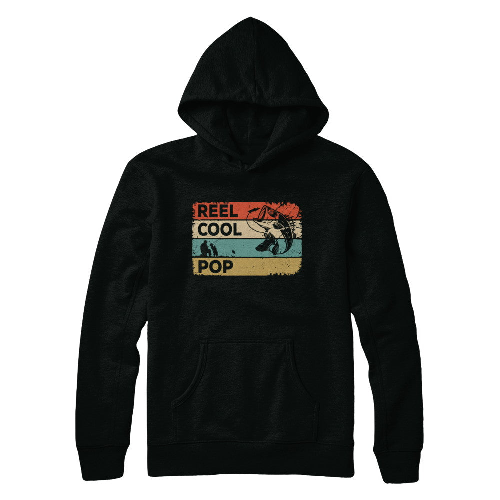Vintage Reel Cool Pop Fish Fishing Fathers Day T-Shirt & Hoodie | Teecentury.com