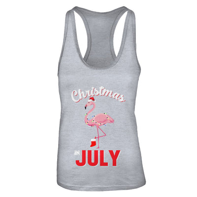 Funny Party X-Mas Flamingo Christmas In July T-Shirt & Tank Top | Teecentury.com