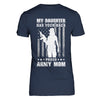 American Flag MY DAUGHTER HAS YOUR BACK PROUD ARMY MOM T-Shirt & Hoodie | Teecentury.com