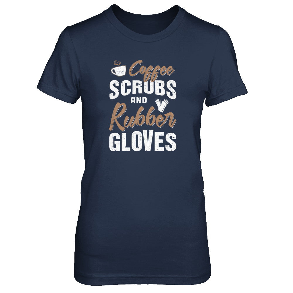 Coffee Scrubs And Rubber Gloves T-Shirt & Tank Top | Teecentury.com