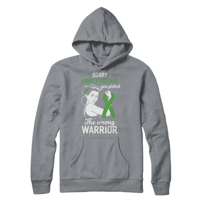 Sorry Kidney Disease You Picked The Wrong Warrior Kidney Disease T-Shirt & Hoodie | Teecentury.com