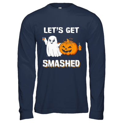 Let's Get Smashed Drinking Pumpkin Halloween T-Shirt & Hoodie | Teecentury.com