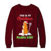 This Is My Christmas Pajama Xmas Snowman Lacrosse T-Shirt & Sweatshirt | Teecentury.com