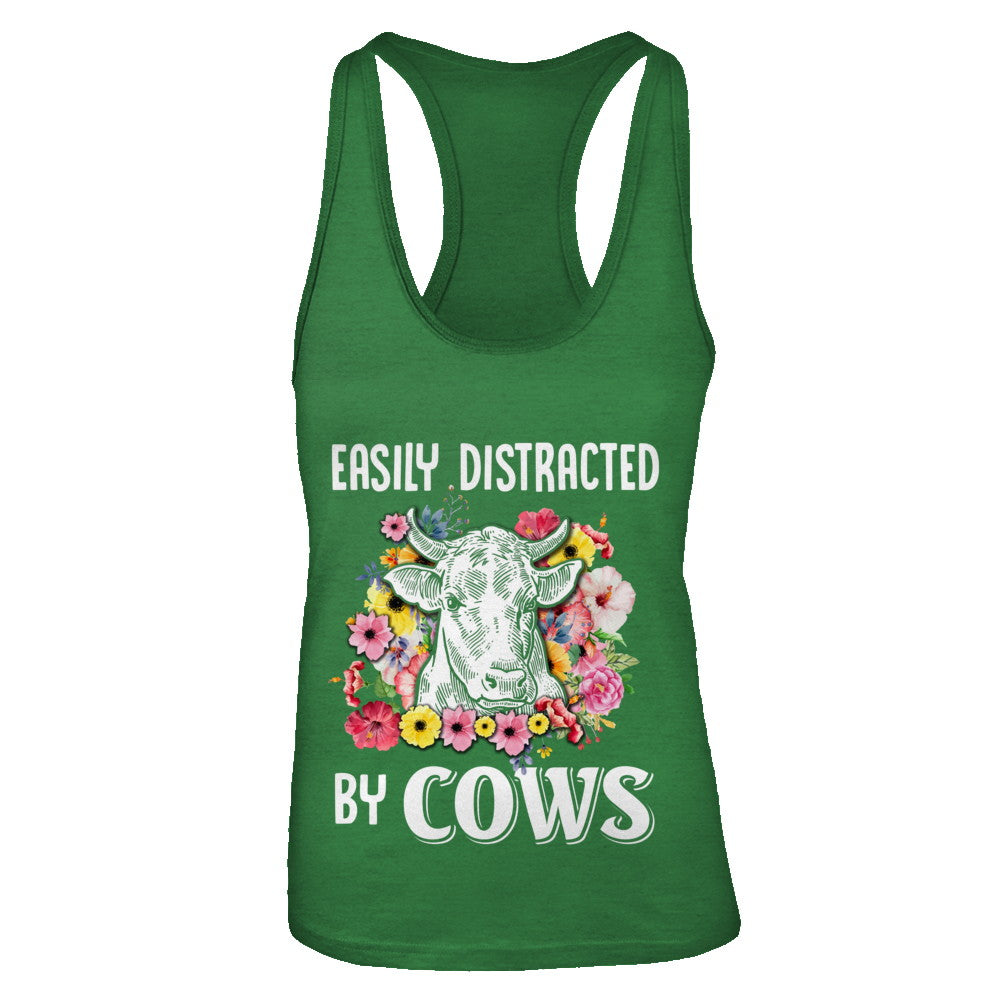 Easily Distracted By Cows T-Shirt & Tank Top | Teecentury.com