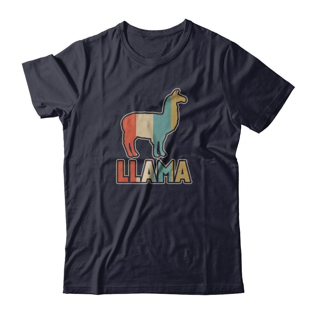 Classic Vintage Retro Style Llama T-Shirt & Tank Top | Teecentury.com