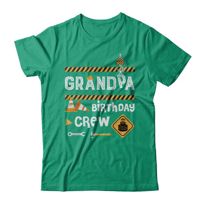 Grandpa Birthday Crew Construction Birthday Party T-Shirt & Hoodie | Teecentury.com