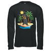 Summer Vacation Dabbing Dachshund Surfing Surfboard Gift T-Shirt & Hoodie | Teecentury.com