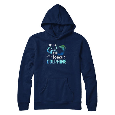 Just A Girl Who Loves Dolphins T-Shirt & Tank Top | Teecentury.com