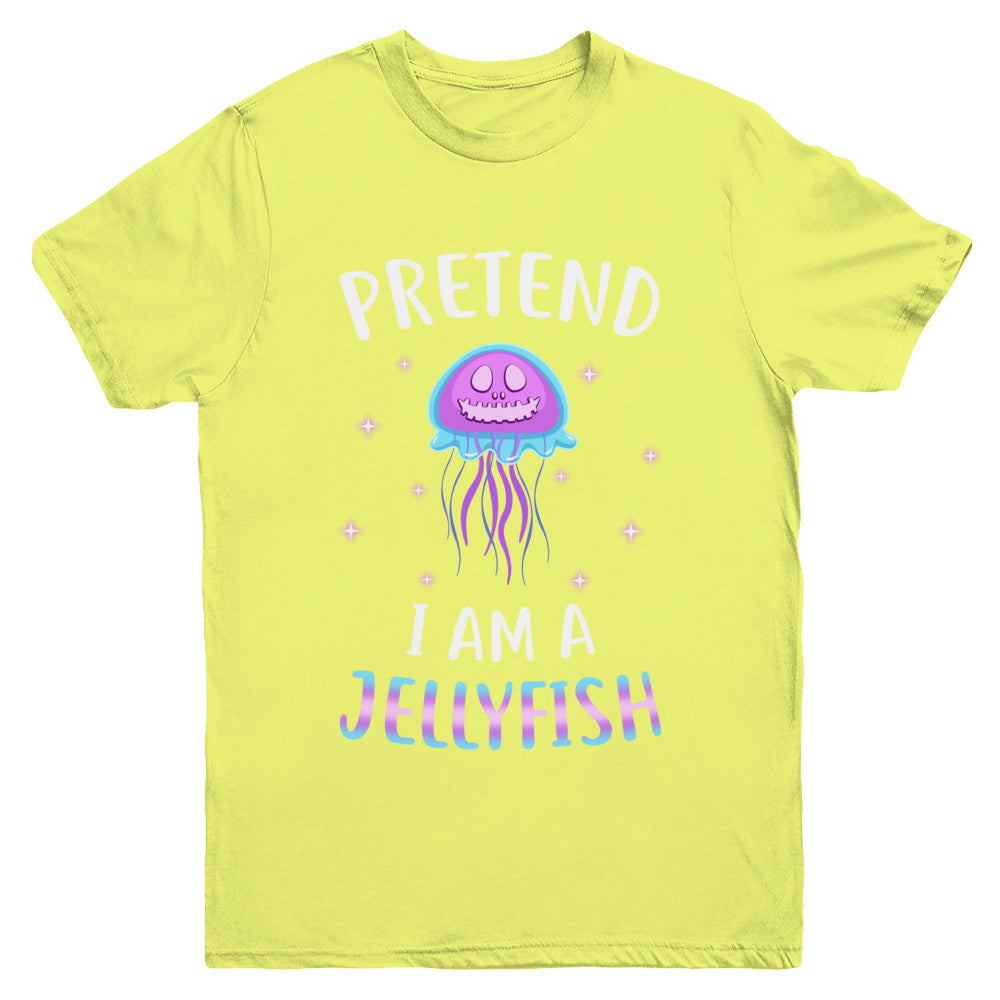 Pretend I'm A Jellyfish Costume Happy Halloween Party Youth Youth Shirt | Teecentury.com