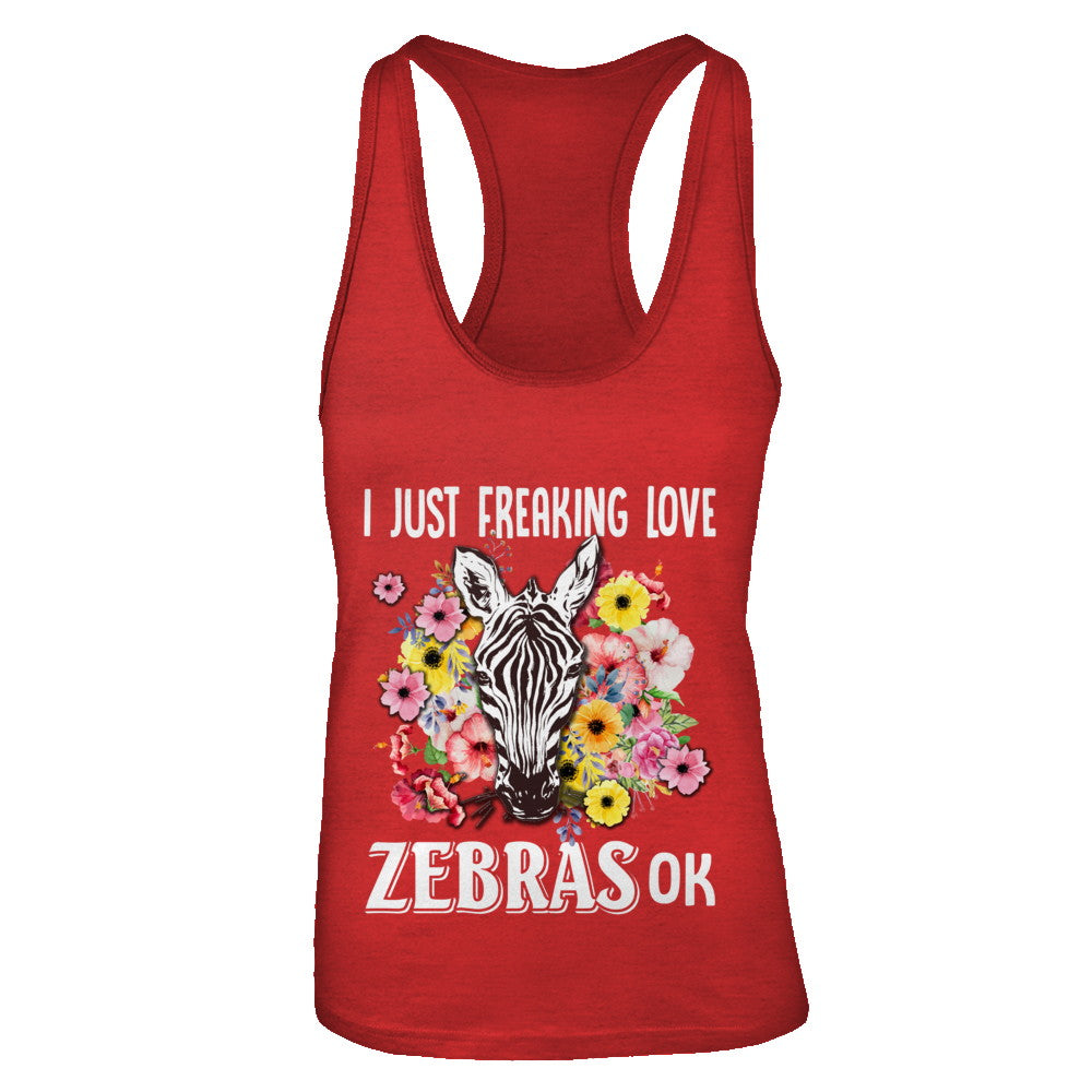 I Just Freaking Love Zebras T-Shirt & Tank Top | Teecentury.com