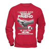 I Asked God For A Best Friend He Sent Me My Granddaughter T-Shirt & Hoodie | Teecentury.com