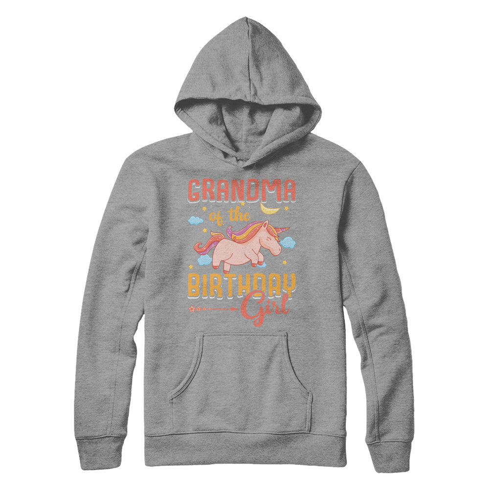 Grandma Of The Birthday Girl Unicorn T-Shirt & Hoodie | Teecentury.com