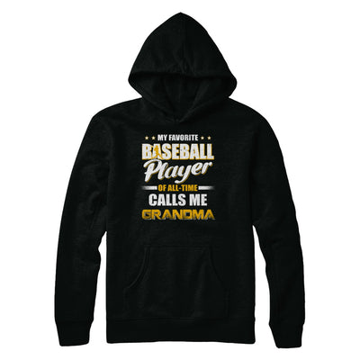My Favorite Baseball Player Calls Me Grandma Baseball T-Shirt & Hoodie | Teecentury.com